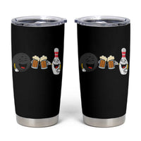 Funny Bowling And Beer Lover Gift Tumbler Cup - Wonder Print Shop