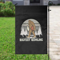 Funny Bigfoot Bowling Garden Flag Gift For Bowler - Wonder Print Shop