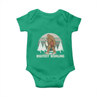 Funny Bigfoot Bowling Baby Onesie Gift For Bowler - Wonder Print Shop