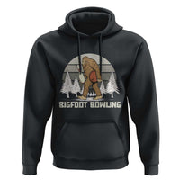 Funny Bigfoot Bowling Hoodie Gift For Bowler - Wonder Print Shop