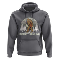 Funny Bigfoot Bowling Hoodie Gift For Bowler - Wonder Print Shop