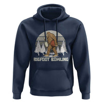Funny Bigfoot Bowling Hoodie Gift For Bowler - Wonder Print Shop