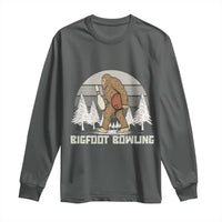 Funny Bigfoot Bowling Long Sleeve Shirt Gift For Bowler - Wonder Print Shop