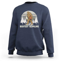 Funny Bigfoot Bowling Sweatshirt Gift For Bowler - Wonder Print Shop