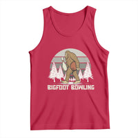 Funny Bigfoot Bowling Tank Top Gift For Bowler - Wonder Print Shop