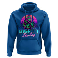Funny Bigfoot Bowling Vaporwave Gift Hoodie - Wonder Print Shop