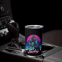 Funny Bigfoot Bowling Vaporwave Gift Tumbler Cup - Wonder Print Shop