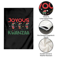 Joyous Kwanzaa Garden Flag Funny Cats With Kinara And Presents Cultural Pride Gift - Wonder Print Shop