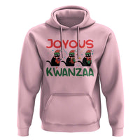 Joyous Kwanzaa Hoodie Funny Cats With Kinara And Presents Cultural Pride Gift - Wonder Print Shop