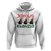 Joyous Kwanzaa Hoodie Funny Cats With Kinara And Presents Cultural Pride Gift - Wonder Print Shop