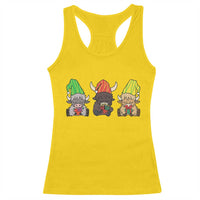 Funny Highland Cow With Kinara And Presents Cultural Pride Gift Racerback Tank Top - Wonder Print Shop