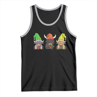 Funny Highland Cow With Kinara And Presents Cultural Pride Gift Tank Top - Wonder Print Shop
