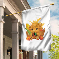 Cute Highland Cow With Kwanzaa Kinara And Presents Garden Flag African Heritage Gift - Wonder Print Shop