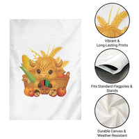 Cute Highland Cow With Kwanzaa Kinara And Presents Garden Flag African Heritage Gift - Wonder Print Shop