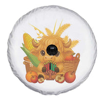 Cute Highland Cow With Kwanzaa Kinara And Presents Spare Tire Cover African Heritage Gift - Wonder Print Shop