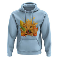 Cute Highland Cow With Kwanzaa Kinara And Presents Hoodie African Heritage Gift - Wonder Print Shop