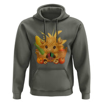 Cute Highland Cow With Kwanzaa Kinara And Presents Hoodie African Heritage Gift - Wonder Print Shop