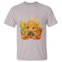 Cute Highland Cow With Kwanzaa Kinara And Presents T Shirt African Heritage Gift - Wonder Print Shop