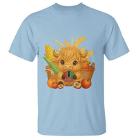 Cute Highland Cow With Kwanzaa Kinara And Presents T Shirt African Heritage Gift - Wonder Print Shop