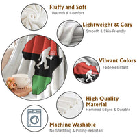 Funny Kwanzaa Bigfoot Lover Throw Blanket Festival Of Lights African Heritage Gift - Wonder Print Shop