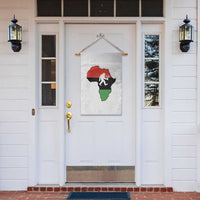 Funny Kwanzaa Bigfoot Lover Garden Flag Festival Of Lights African Heritage Gift - Wonder Print Shop