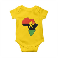 Funny Kwanzaa Bigfoot Lover Baby Onesie Festival Of Lights African Heritage Gift - Wonder Print Shop