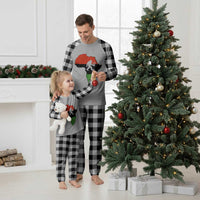 Funny Kwanzaa Bigfoot Lover Plaid Pajama Set Festival Of Lights African Heritage Gift - Wonder Print Shop