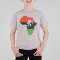 Funny Kwanzaa Bigfoot Lover T Shirt For Kid Festival Of Lights African Heritage Gift - Wonder Print Shop