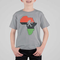 Funny Kwanzaa Bigfoot Lover T Shirt For Kid Festival Of Lights African Heritage Gift - Wonder Print Shop