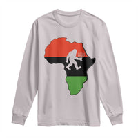 Funny Kwanzaa Bigfoot Lover Long Sleeve Shirt Festival Of Lights African Heritage Gift - Wonder Print Shop