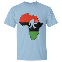 Funny Kwanzaa Bigfoot Lover T Shirt Festival Of Lights African Heritage Gift - Wonder Print Shop