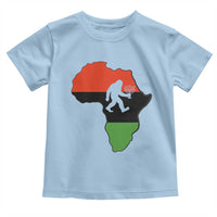 Funny Kwanzaa Bigfoot Lover Toddler T Shirt Festival Of Lights African Heritage Gift - Wonder Print Shop