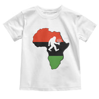 Funny Kwanzaa Bigfoot Lover Toddler T Shirt Festival Of Lights African Heritage Gift - Wonder Print Shop