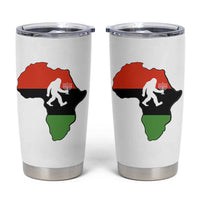 Funny Kwanzaa Bigfoot Lover Tumbler Cup Festival Of Lights African Heritage Gift - Wonder Print Shop