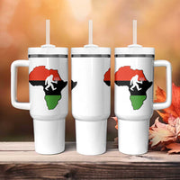 Funny Kwanzaa Bigfoot Lover Tumbler With Handle Festival Of Lights African Heritage Gift - Wonder Print Shop