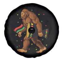 Funny Kwanzaa Bigfoot Lover Spare Tire Cover African American Holiday Gift - Wonder Print Shop