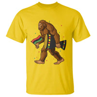 Funny Kwanzaa Bigfoot Lover T Shirt African American Holiday Gift - Wonder Print Shop