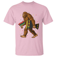 Funny Kwanzaa Bigfoot Lover T Shirt African American Holiday Gift - Wonder Print Shop