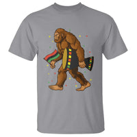 Funny Kwanzaa Bigfoot Lover T Shirt African American Holiday Gift - Wonder Print Shop