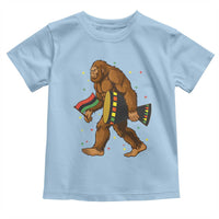 Funny Kwanzaa Bigfoot Lover Toddler T Shirt African American Holiday Gift - Wonder Print Shop