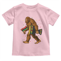 Funny Kwanzaa Bigfoot Lover Toddler T Shirt African American Holiday Gift - Wonder Print Shop