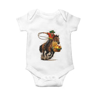 Kwanzaa Cowboy Baby Onesie Funny African American Festival Gift - Wonder Print Shop