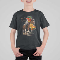 Kwanzaa Cowboy T Shirt For Kid Funny African American Festival Gift - Wonder Print Shop