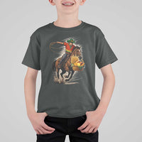 Kwanzaa Cowboy T Shirt For Kid Funny African American Festival Gift - Wonder Print Shop