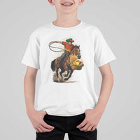 Kwanzaa Cowboy T Shirt For Kid Funny African American Festival Gift - Wonder Print Shop