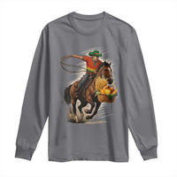 Kwanzaa Cowboy Long Sleeve Shirt Funny African American Festival Gift - Wonder Print Shop