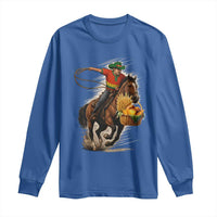 Kwanzaa Cowboy Long Sleeve Shirt Funny African American Festival Gift - Wonder Print Shop