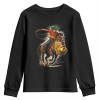 Kwanzaa Cowboy Youth Sweatshirt Funny African American Festival Gift - Wonder Print Shop