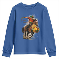 Kwanzaa Cowboy Youth Sweatshirt Funny African American Festival Gift - Wonder Print Shop