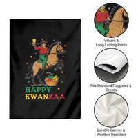 Happy Kwanzaa Cowboy Garden Flag Funny African Holiday Gift - Wonder Print Shop